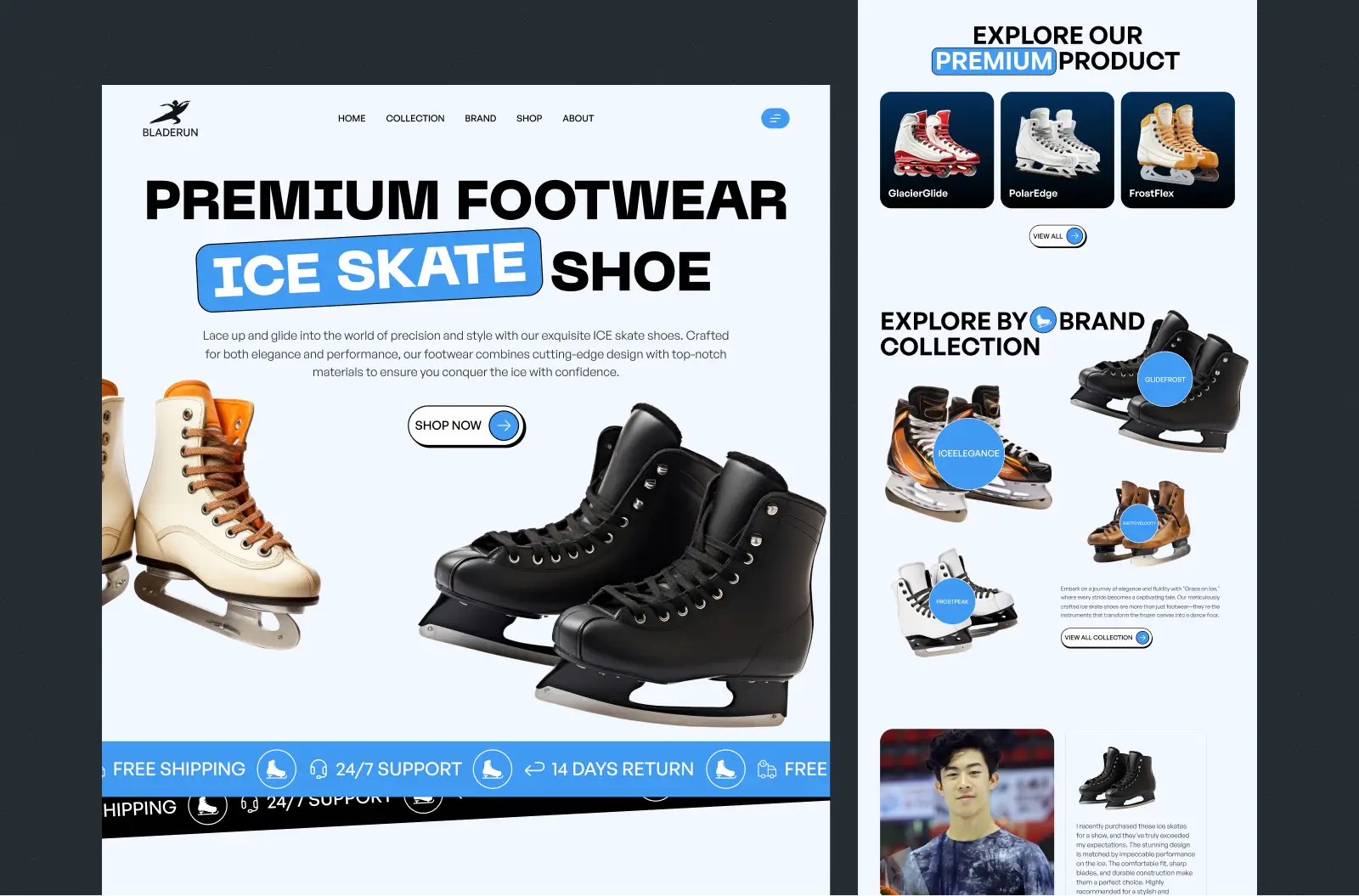 iceskate shoe