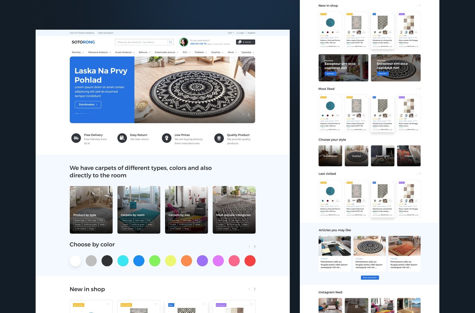 Sotorong ecommerce website