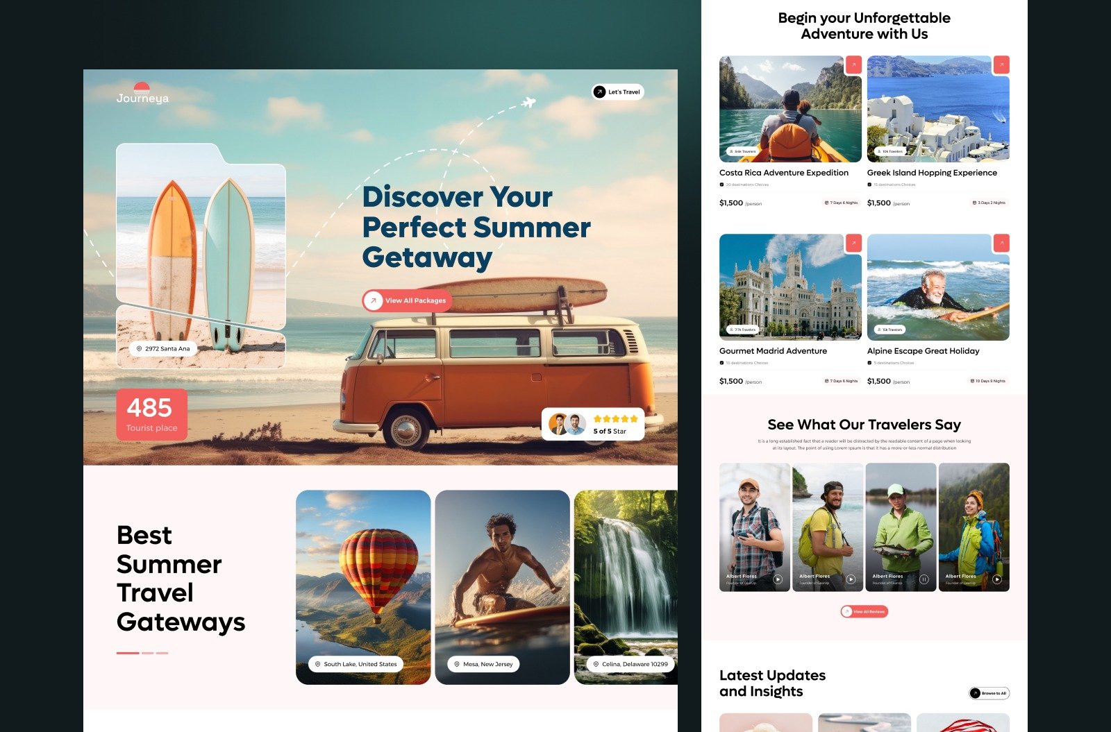 Travel agency website